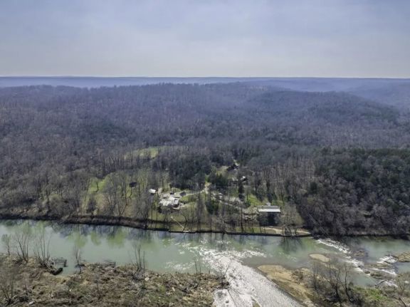 262-Acre Riverfront Home in Hardy, Arkansas for Sa