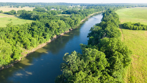 Verdigris River at Coyote Trail