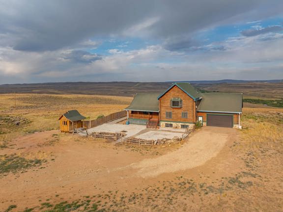 Hams Fork River View Log Home